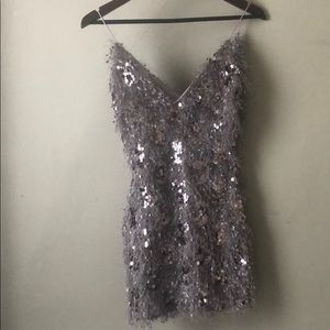 Zara sequin dress